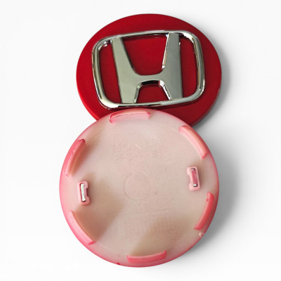Ковпачки (заглушки) у диски червоні Honda 69,4\64мм, 44732-SX0-J010